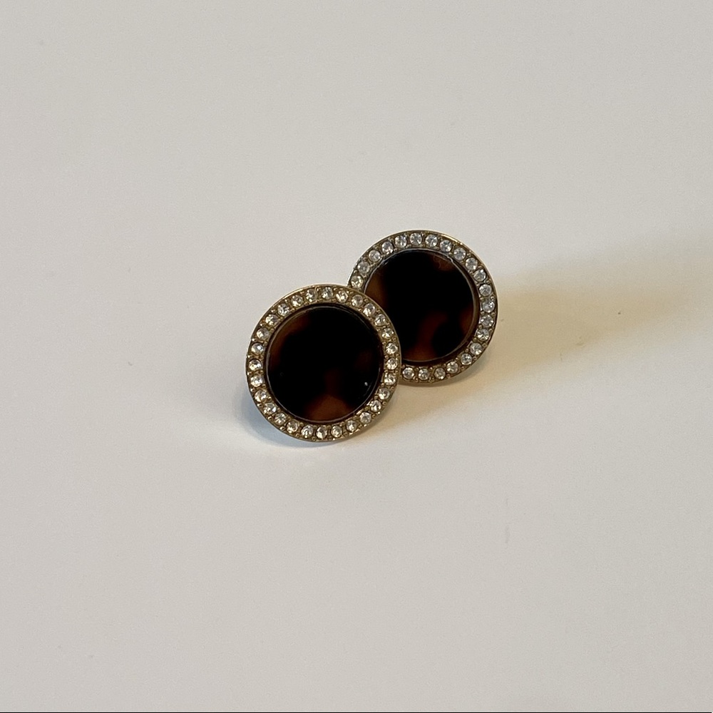 Michael Kors tortoise shell stud earrings